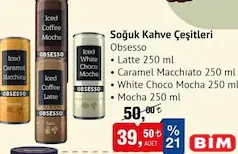 OBSESSO SOĞUK KAHVE ÇEŞİTLERİ 250 ML